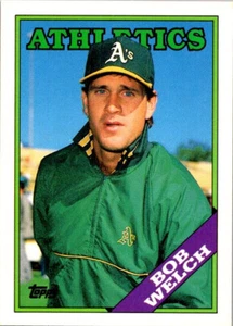 1988 Topps Traded #127T Bob Welch Oakland Athletics - Picture 1 of 2