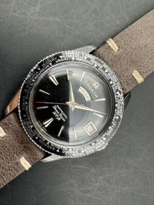 Vintage 1960s SS Ardath Reefguard Denis relógio de mergulho 900 pés. - Imagem 1 de 4