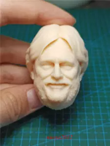 1/6 Smile Beard Fat Man Head Sculpt Carved Fit 12in Male Action Figure Body Toy - Picture 1 of 6