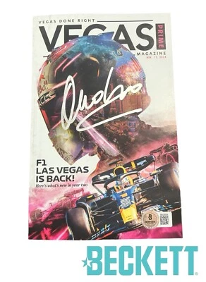 Andrea Stella Signed 2024 Las Vegas Grand Prix Program McLaren F1 BECKETT AUTO - Image 1 of 3