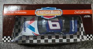American Muscle ERTL 1997 Thunderbird #6 Valvoline 1:18 Die Cast Cummings - Picture 1 of 5