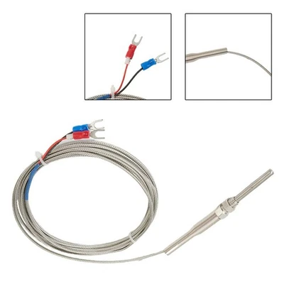 -100~1250°C Thermocouple Type K 50mm Sonde Capteurs 300CM Haute Température - Imagen 1 de 4