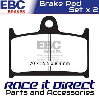 Pastillas de freno delanteras TRIUMPH DAYTONA 955 I 1999-2006 EBC Foto 1 de 4