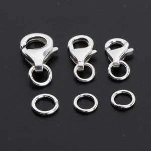 3pcs/Set Large Curved Lobster Clasps Jewelry Findings DIY Keychain Crafts 8,9&11 - Picture 1 of 7