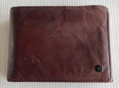 RipCurl Mens Wallet Brown Kangaroo Leather Cards Notes Coin Zip Pocket RFID - Image 1 of 4