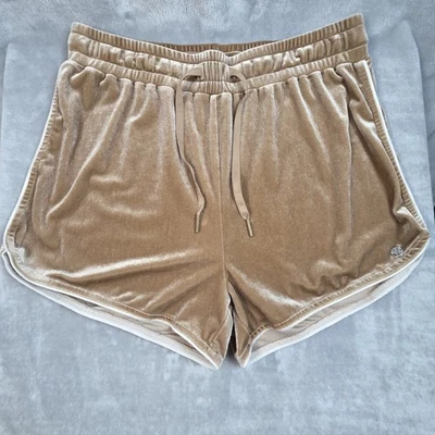 Buffbunny Collection Champaign Velour Velvet Disco Shorts Womens Size Medium - Image 1 of 4
