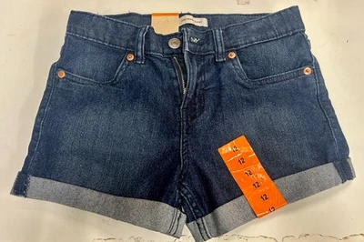 Levi's Youth Denim Shorts Size 12 New #4416 - Image 1 of 4