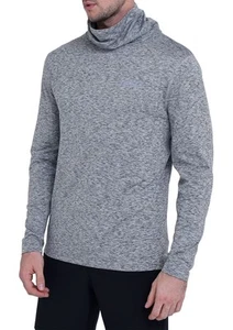 Herren Warm-Up Trichterhals Thermo Laufshirt - Hellgrau (Alt), XL - TCA - Bild 1 von 7