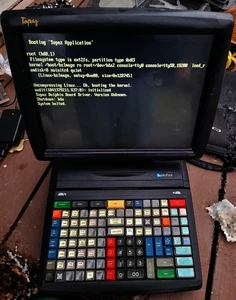 VeriFone Topaz II CC 04-068 POS terminale registratore di cassa si accende -HA BISOGNO DI OS INSTL - Foto 1 di 3