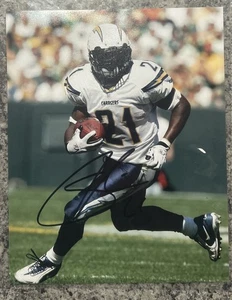 LaDainian Tomlinson signiertes 8x10 Foto Hochglanz San Diego Chargers *SIEHE FOTOS* - Bild 1 von 2