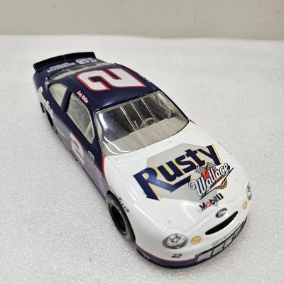 Ford Taurus #2 Rusty Wallace 1998 Hasbro NASCAR modelo de coche fundido a presión 1:64 de colección Foto 1 de 4