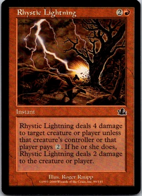 Rhystic Lightning C Prophecy 99 NM - Image 1 of 2