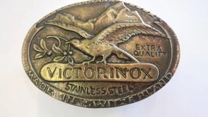 Cinturón con Hebilla VICTORINOX Nuevo en Paquete - Raro Años 80 De Colección, Excelente Estado Sellado - Imagen 1 de 5
