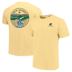 Unisex Gold Purdue Boilermakers Scenic Comfort Colors T-Shirt - Picture 1 of 3