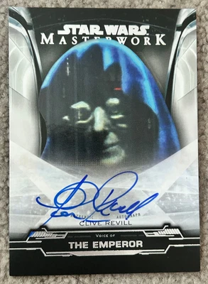 Star Wars Masterwork Clive Revill as Emperor - 2019 Topps On Card Auto Autograph - Image 1 of 2