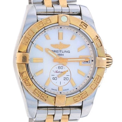 Reloj Pulsera Breitling Galactic - Acero Inoxidable Oro Rosa 18k Automático 1 Año De Garantía Foto 1 de 4