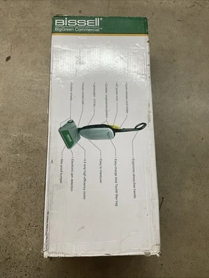 Aspiradora vertical ligera con cable BISSELL BigGreen Commercial 14" - gris Foto 1 de 3