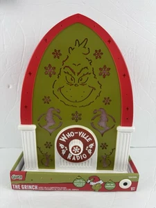 GEMMY 2024 The Grinch "Who-Ville Christmas RADIO" Dr Seuss Plays Grinch Phrases - Picture 1 of 4
