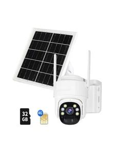 4G LTE Cellular Security Camera (No WiFi, Data Plan Required), Solar-Powered ... - Picture 1 of 7