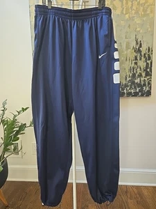 Nike Therma-Fit Sweat Pants 4XLT Navy White Accents Men's Athletic 835384-420 - Picture 1 of 9