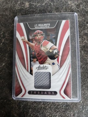 2022 Panini Absolute Threads J.T. Realmuto Card# TA-JR - Image 1 of 2