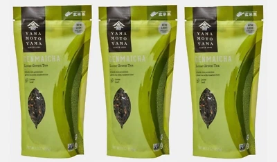 Japanese Yamamotoyama Genmaicha Green Tea w/ Roasted Rice 5.3oz (Pack of Three) - Image 1 of 4
