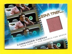 2007 The Complete Star Trek Movies Costume MC13 Lt. Chekov #629/1701