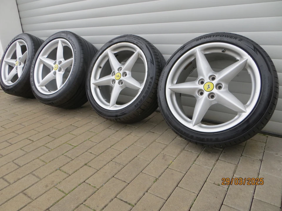 18 Zoll original Ferrari Modena 360 Sommerräder 164173 164175 6mm Alufelgen - Bild 1 von 4