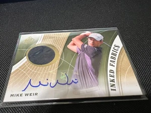 2012 SP Game Used Golf Inked Fabric Gold Mike Weir #IF-MW AUTOGRAPHED LIMITED - Picture 1 of 4