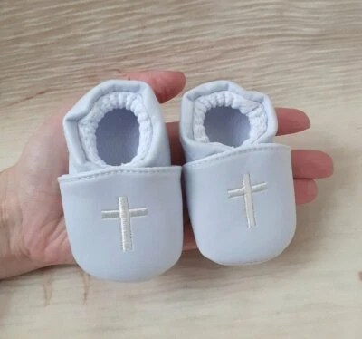 Botines de bautizo, zapatos de bebé niño, botines de niña, zapatos de bautizo, zapatos de bautizo Foto 1 de 4