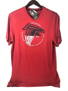 Nike NFL Atlanta Falcons Men's T Shirt Red Graphic Short Sleeve Size Medium - Picture 1 of 11