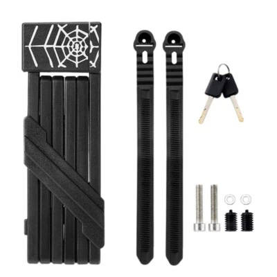 High Security Bicycles Lock AntiTheft Cycling Lock with Key and Frame Mount - Image 1 of 4