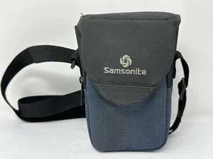 Samsonite Worldproof Blue Camera Bag w Belt Loop & Shoulder Strap HG16 - Picture 1 of 5
