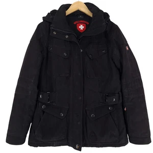 Wellensteyn Lässige Jacke Damen Schwarz Kapuzen Cosmo Oh5 Größe M - Bild 1 von 8