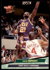 1992-93 Ultra Fleer David Benoit Basketball Cards #177