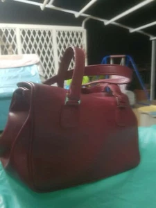 borsa rossa donna misure 25x15x20 (largxprofxaltezza) - Foto 1 di 6