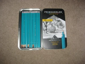 Türkis Graphit Skizzenstifte 12 Stück Prismacolor Premier, mittlere Minen - Bild 1 von 1