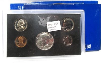 Lote de 3 juegos de prueba 1968, 1969, 1970 con doble troquel y monedas camafeo AS103 Foto 1 de 4