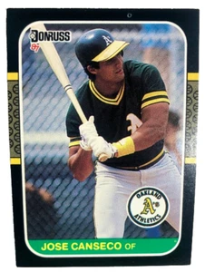 1987 Donruss Jose Canseco No. 97 Oakland A's - Picture 1 of 7