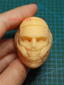 1:18 Skeleton Punk Man Head Sculpt Model For 3.75" Male Action Figure Body Toys - Picture 1 of 6