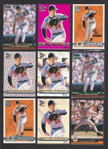 2000 PACIFIC EMERALD GREEN PARALLEL #58 MIKE MUSSINA ORIOLES SP #26/99