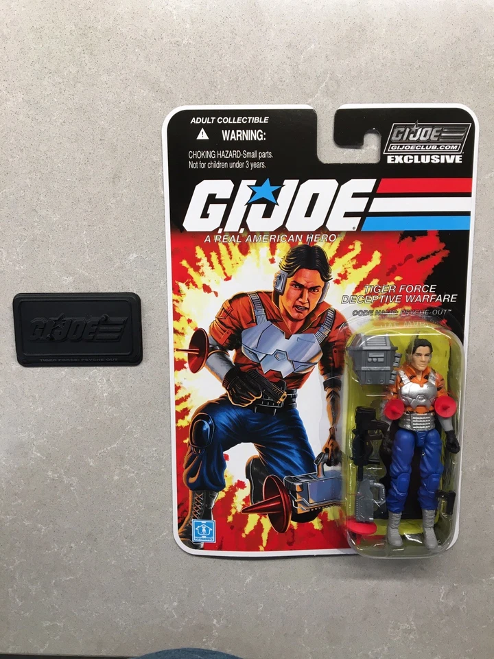 G.I. 2018 Joe Club Exclusivo FSS - TIGER FORCE PSYCHE-OUT Final 12 por Hasbro Foto 1 de 4