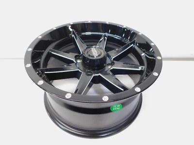 S131 608520 New QuadBoss ATV UTV Slicer Wheel 14x7 4x110 +10mm Offset AE - Image 1 of 4