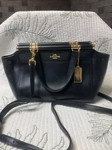 COACH Grace Bag 20 Framed Dowel Calf Leather Crossbody Woman Satchel 31918 - Picture 1 of 3