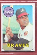 1969 Topps #300, Felipe Alou, Atlanta Braves, Nice