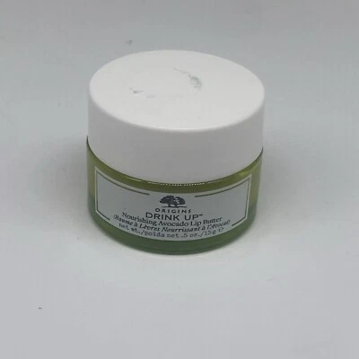 Bálsamo labial Origins Drink Up aguacate y mantequilla de aceite natural brillo de labios de 0,5 oz Foto 1 de 2