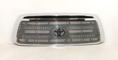 2012 Toyota Tundra Chome Grille OEM With Aftermarket Aluminum Billit Insert - Image 1 of 4