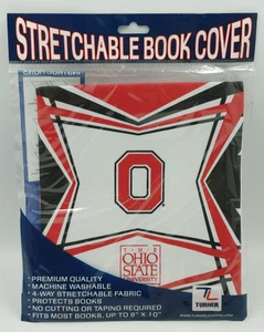 The Ohio State University Buckeyes Stretchable Book Cover Up to 8" X 10" New OSU - Picture 1 of 4
