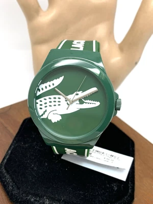Lacoste Men's Watch 2011309 Neocroc Quartz Green Dial Rubber Strap 42mm - Image 1 of 4
