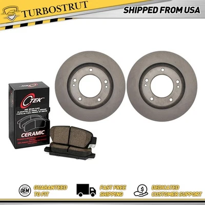 Kit de pastillas de freno y rotores delanteros centrados OE para Kia Sportage Kia 1998-2002 Foto 1 de 4